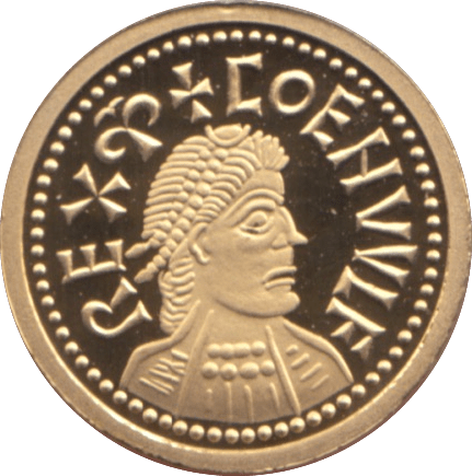 2010 KING COENWULF COMMEMORATIVE 0.5g 14 CARAT GOLD COIN - Gold World Coins - Cambridgeshire Coins