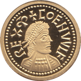 2010 KING COENWULF COMMEMORATIVE 0.5g 14 CARAT GOLD COIN - Gold World Coins - Cambridgeshire Coins