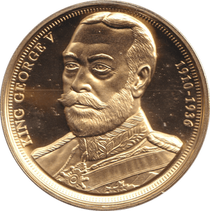 2010 MEDALLION - KING GEORGE V - MEDALS & MEDALLIONS - Cambridgeshire Coins