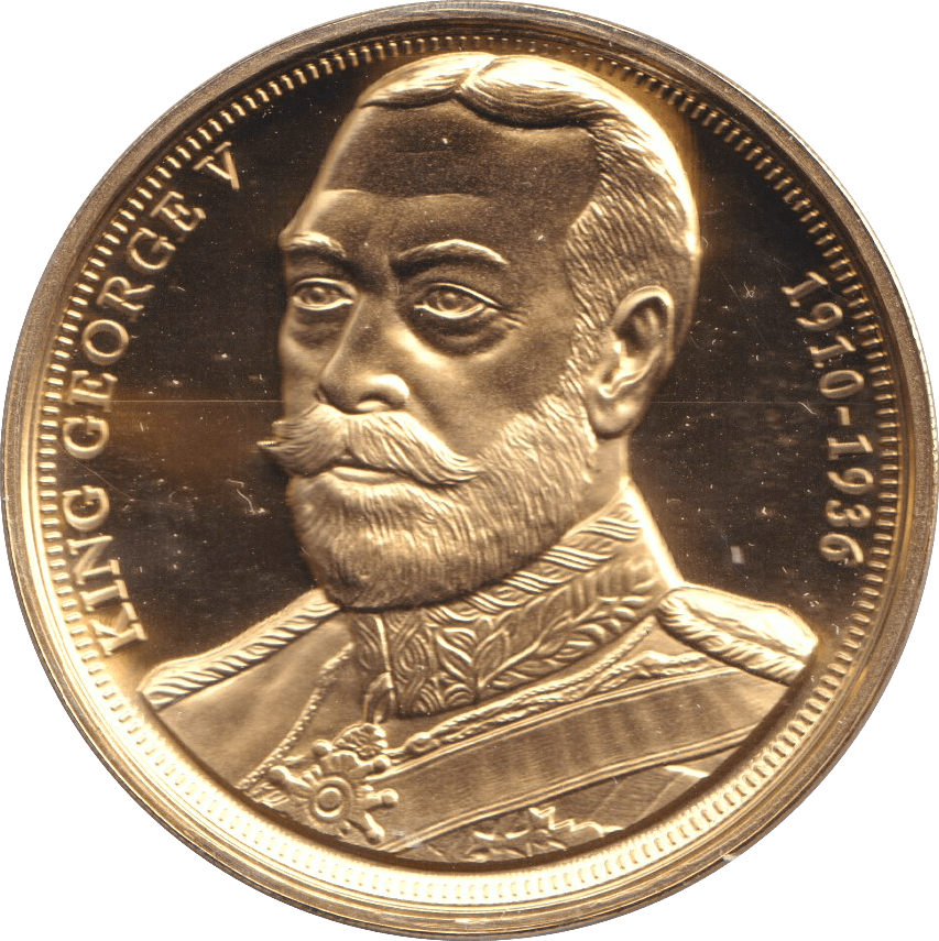 2010 MEDALLION - KING GEORGE V - MEDALS & MEDALLIONS - Cambridgeshire Coins