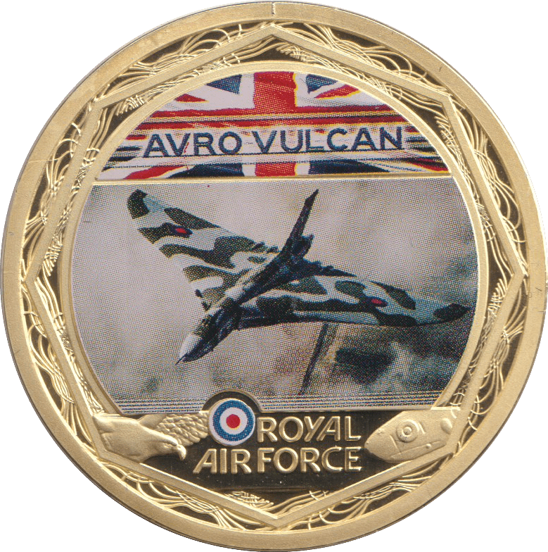 2010 MEDALLION RAF - AVRO VULCAN - Silver Proof - Cambridgeshire Coins