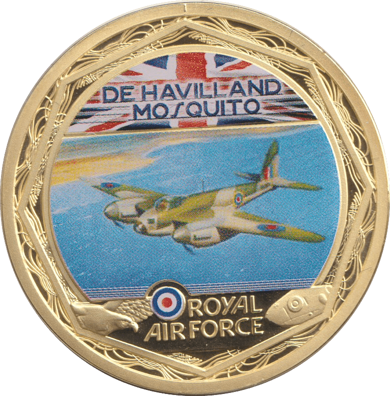 2010 MEDALLION RAF - DE HAVILLAND MOSQUITO - Silver Proof - Cambridgeshire Coins