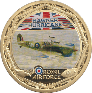 2010 MEDALLION RAF - HAWKER HURRICANE - Silver Proof - Cambridgeshire Coins