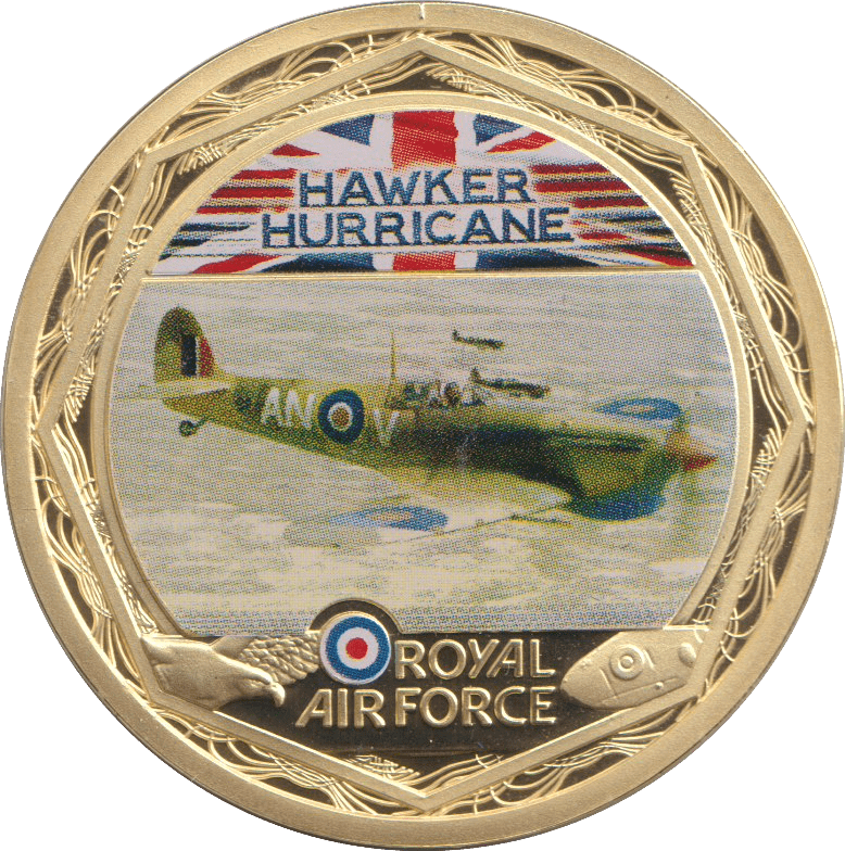 2010 MEDALLION RAF - HAWKER HURRICANE - Silver Proof - Cambridgeshire Coins