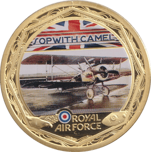 2010 MEDALLION RAF - SOPWITH CAMEL - Silver Proof - Cambridgeshire Coins