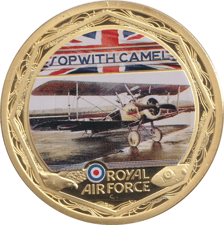 2010 MEDALLION RAF - SOPWITH CAMEL - Silver Proof - Cambridgeshire Coins