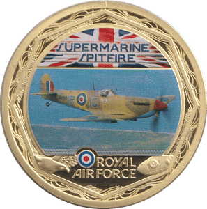 2010 MEDALLION RAF - SUPERMARINE SPITFIRE - Silver Proof - Cambridgeshire Coins