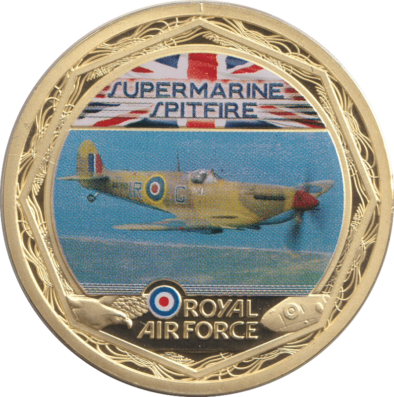 2010 MEDALLION RAF - SUPERMARINE SPITFIRE - Silver Proof - Cambridgeshire Coins