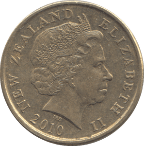 2010 NEW ZEALAND ONE DOLLAR - WORLD COINS - Cambridgeshire Coins