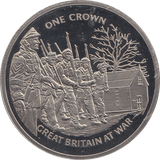 2010 ONE CROWN GREAT BRITAIN AT WAR ( BU ) - WORLD COINS - Cambridgeshire Coins