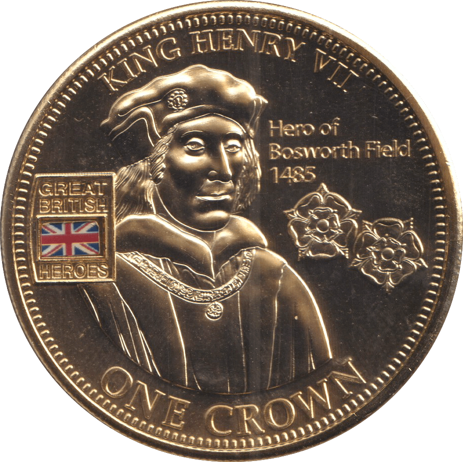 2010 ONE CROWN HEROS COLLECTION KING HENRY VII - WORLD COINS - Cambridgeshire Coins