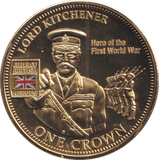 2010 ONE CROWN HEROS COLLECTION LORD KITCHENER - WORLD COINS - Cambridgeshire Coins