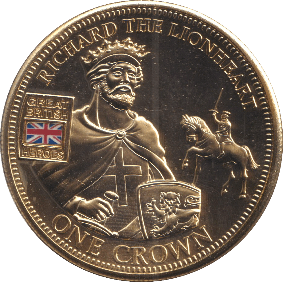 2010 ONE CROWN HEROS COLLECTION RICHARD THE LIONHEART - WORLD COINS - Cambridgeshire Coins