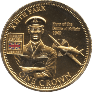2010 ONE CROWN KEITH PARK - WORLD COINS - Cambridgeshire Coins
