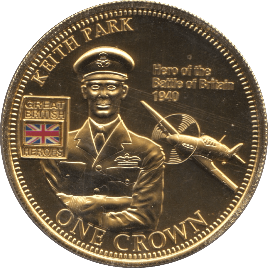 2010 ONE CROWN KEITH PARK - WORLD COINS - Cambridgeshire Coins