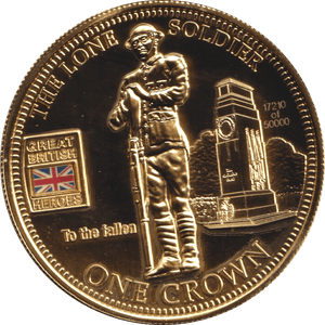 2010 ONE CROWN THE LONE SOLDIER F58 - Crown - Cambridgeshire Coins