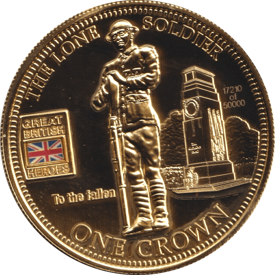 2010 ONE CROWN THE LONE SOLDIER F58 - Crown - Cambridgeshire Coins