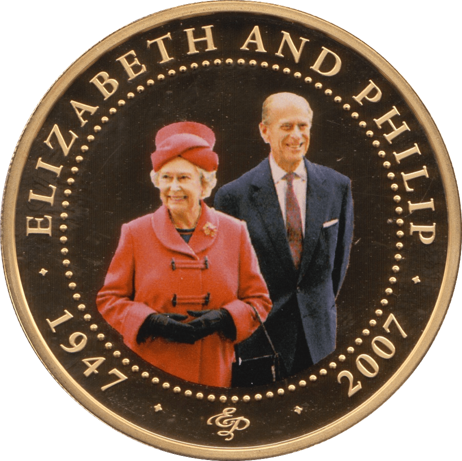 2010 ONE DOLLAR BU COOK ISLANDS ELIZABETH AND PHILIP 2 - WORLD COINS - Cambridgeshire Coins