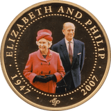 2010 ONE DOLLAR BU COOK ISLANDS ELIZABETH AND PHILIP 2 - WORLD COINS - Cambridgeshire Coins