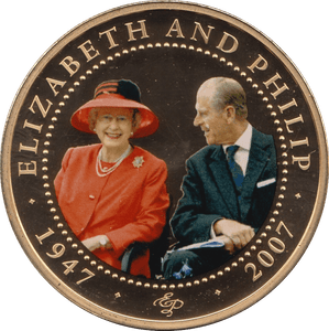 2010 ONE DOLLAR BU COOK ISLANDS ELIZABETH AND PHILIP 3 - WORLD COINS - Cambridgeshire Coins
