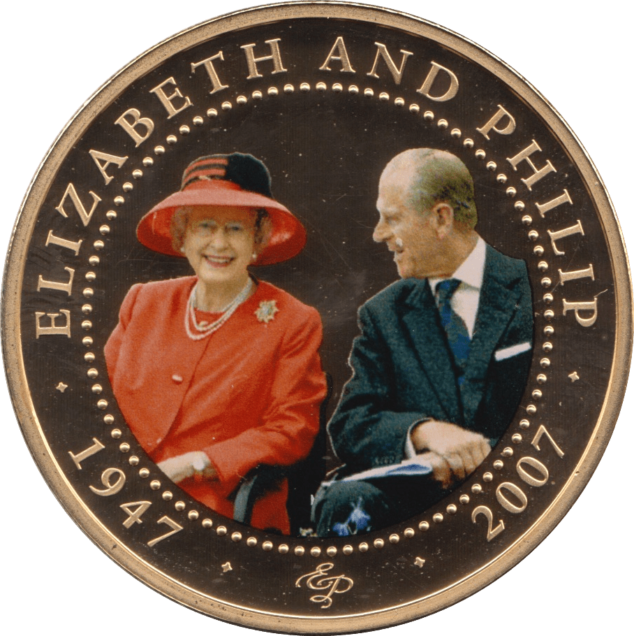 2010 ONE DOLLAR BU COOK ISLANDS ELIZABETH AND PHILIP 3 - WORLD COINS - Cambridgeshire Coins