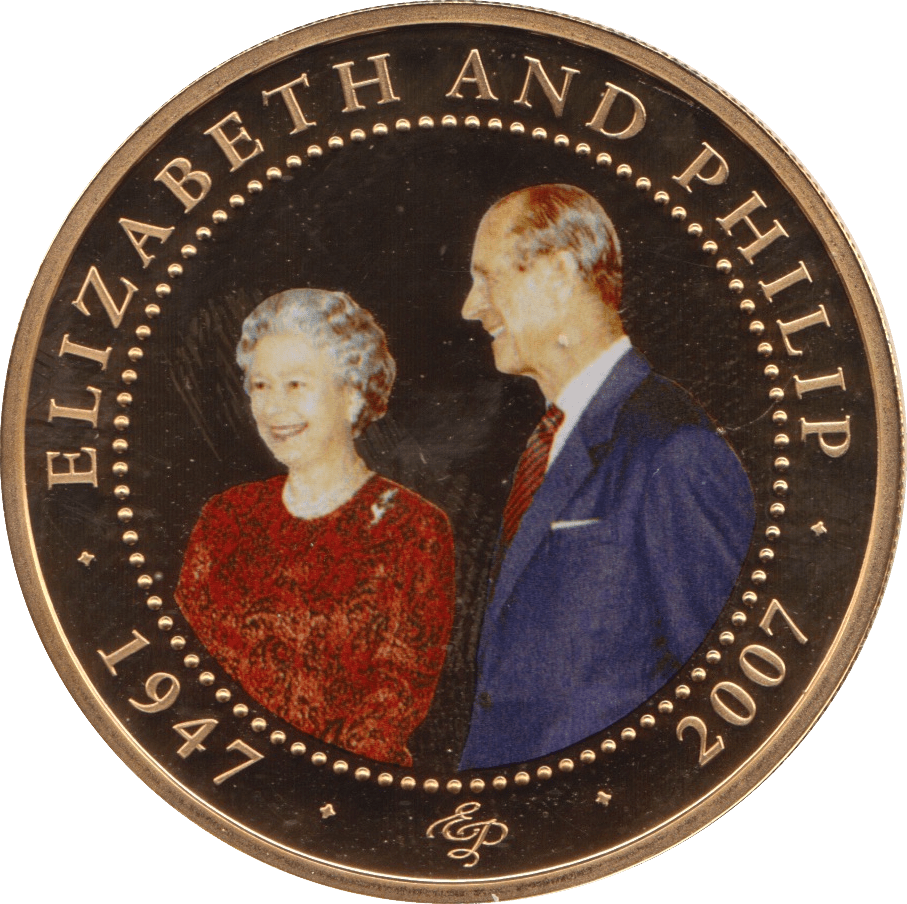 2010 ONE DOLLAR BU COOK ISLANDS ELIZABETH AND PHILIP 4 - WORLD COINS - Cambridgeshire Coins