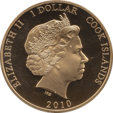 2010 ONE DOLLAR BU COOK ISLANDS ELIZABETH AND PHILIP 5 - WORLD COINS - Cambridgeshire Coins