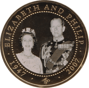 2010 ONE DOLLAR BU COOK ISLANDS ELIZABETH AND PHILIP 5 - WORLD COINS - Cambridgeshire Coins