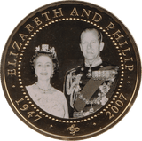 2010 ONE DOLLAR BU COOK ISLANDS ELIZABETH AND PHILIP 5 - WORLD COINS - Cambridgeshire Coins