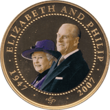 2010 ONE DOLLAR COOK ISLANDS ELIZABETH AND PHILIP 26 - ONE DOLLAR - Cambridgeshire Coins