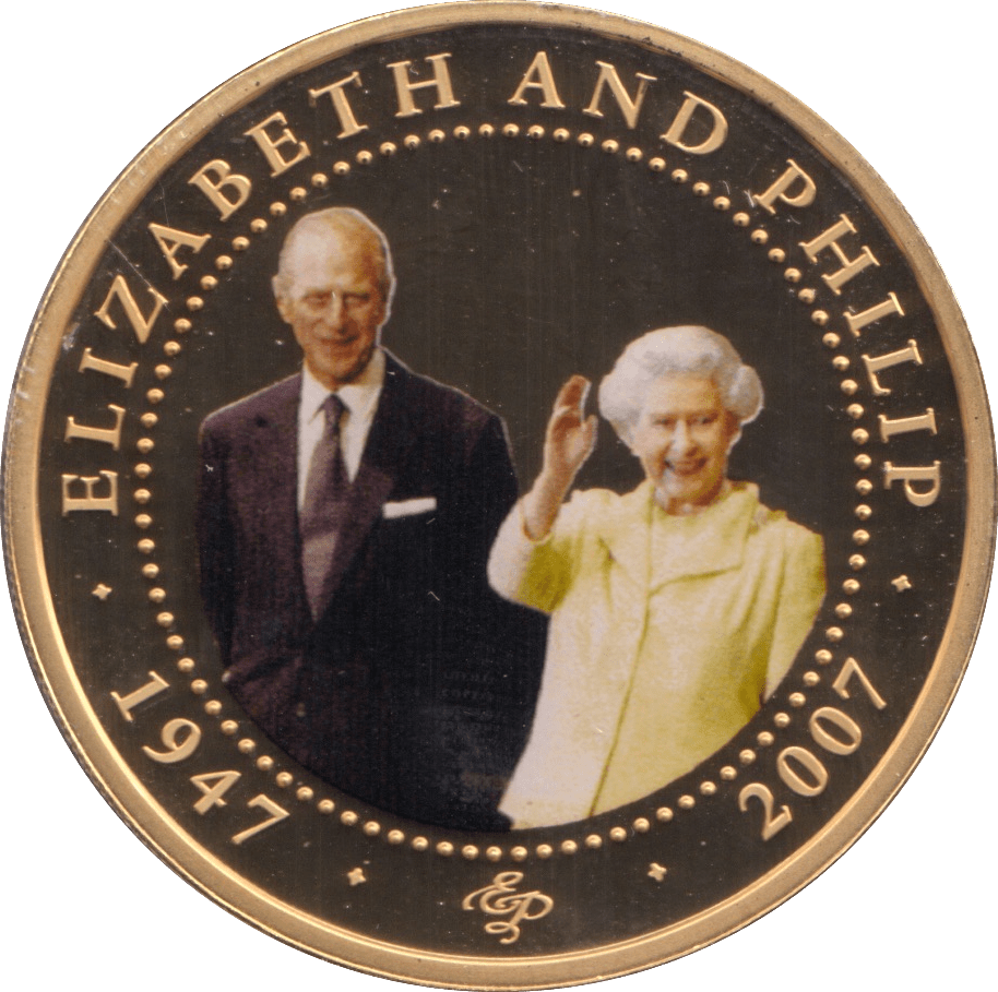 2010 ONE DOLLAR COOK ISLANDS ELIZABETH AND PHILIP 27 - ONE DOLLAR - Cambridgeshire Coins