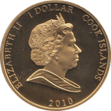 2010 ONE DOLLAR COOK ISLANDS ELIZABETH AND PHILIP 28 - ONE DOLLAR - Cambridgeshire Coins