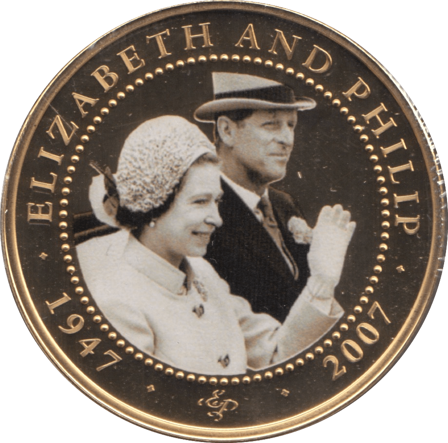 2010 ONE DOLLAR COOK ISLANDS ELIZABETH AND PHILIP 28 - ONE DOLLAR - Cambridgeshire Coins