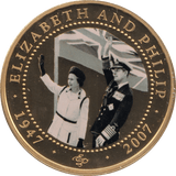2010 ONE DOLLAR COOK ISLANDS ELIZABETH AND PHILIP 29 - ONE DOLLAR - Cambridgeshire Coins