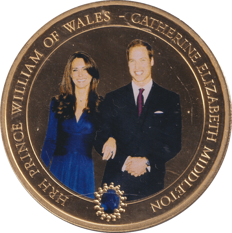 2010 PRINCE WILLIAM OF WALES DOLLAR COOK ISLANDS - WORLD COINS - Cambridgeshire Coins
