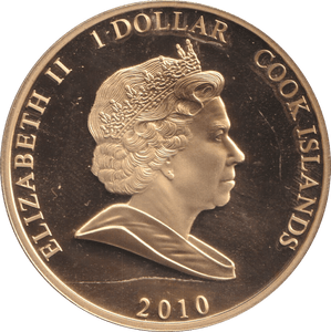 2010 PRINCE WILLIAM OF WALES DOLLAR COOK ISLANDS - WORLD COINS - Cambridgeshire Coins
