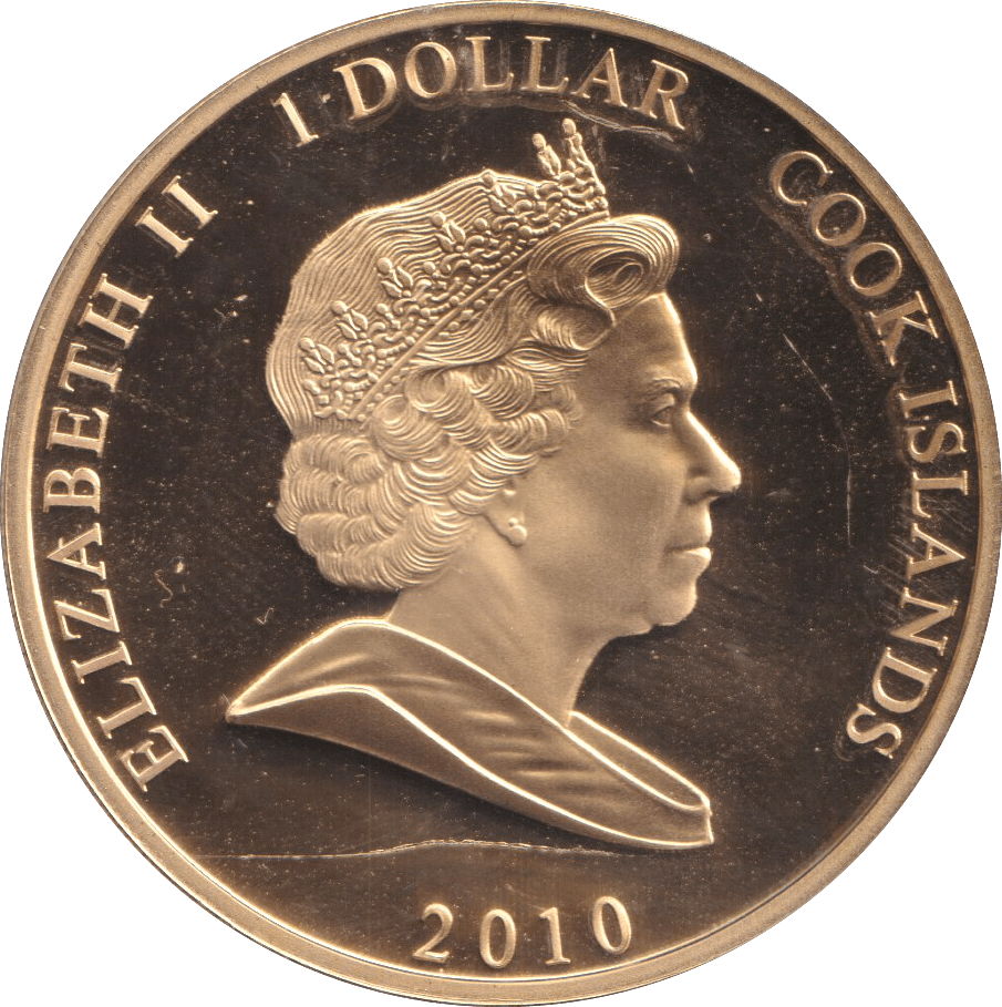 2010 PRINCE WILLIAM OF WALES DOLLAR COOK ISLANDS - WORLD COINS - Cambridgeshire Coins