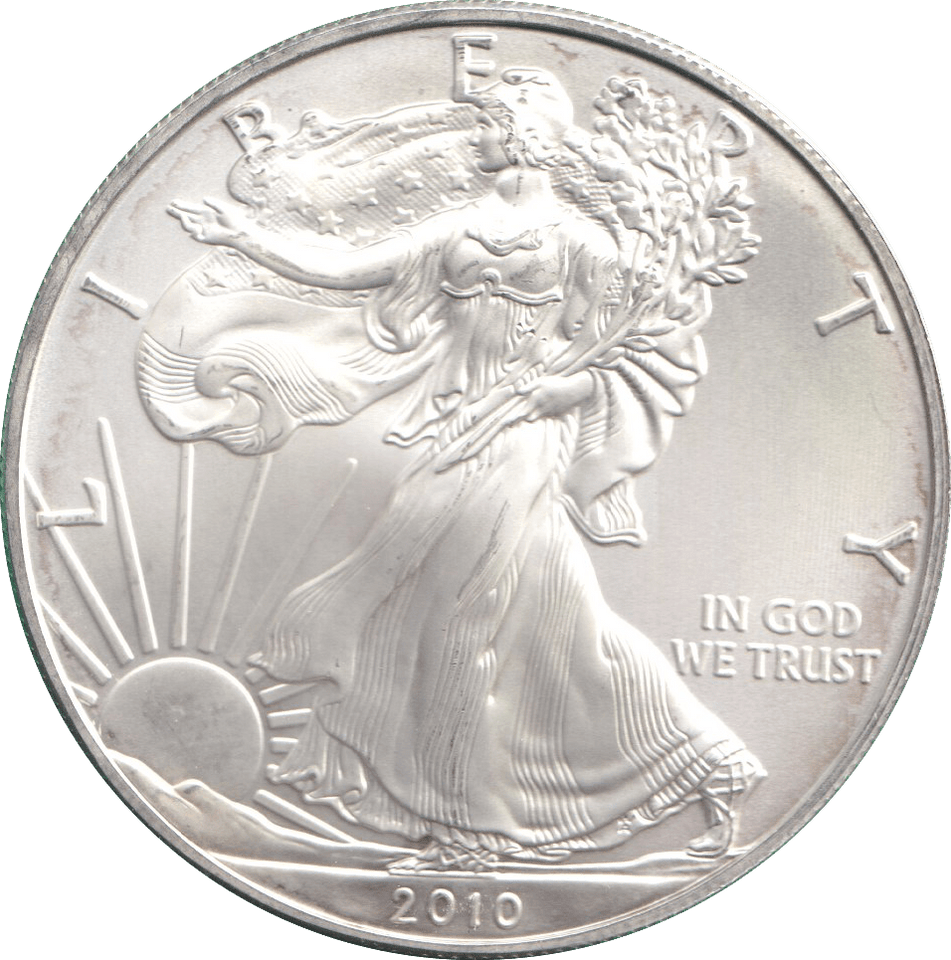 2010 SILVER DOLLAR USA - SILVER WORLD COINS - Cambridgeshire Coins