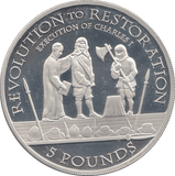2010 SILVER EXECUTION OF CHARLES FIVE POUNDS ( PROOF ) - £5 Silver Proof - Cambridgeshire Coins