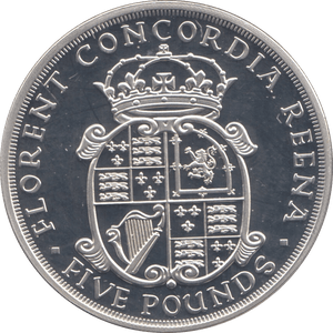 2010 SILVER FIVE POUNDS GUERNSEY ( PROOF ) - SILVER WORLD COINS - Cambridgeshire Coins