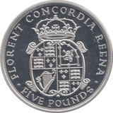 2010 SILVER FIVE POUNDS GUERNSEY ( PROOF ) - SILVER WORLD COINS - Cambridgeshire Coins