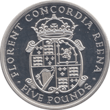 2010 SILVER FIVE POUNDS GUERNSEY ( PROOF ) - SILVER WORLD COINS - Cambridgeshire Coins
