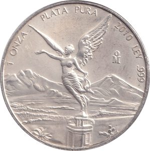 2010 SILVER LIBERTAD MEXICO - SILVER WORLD COINS - Cambridgeshire Coins