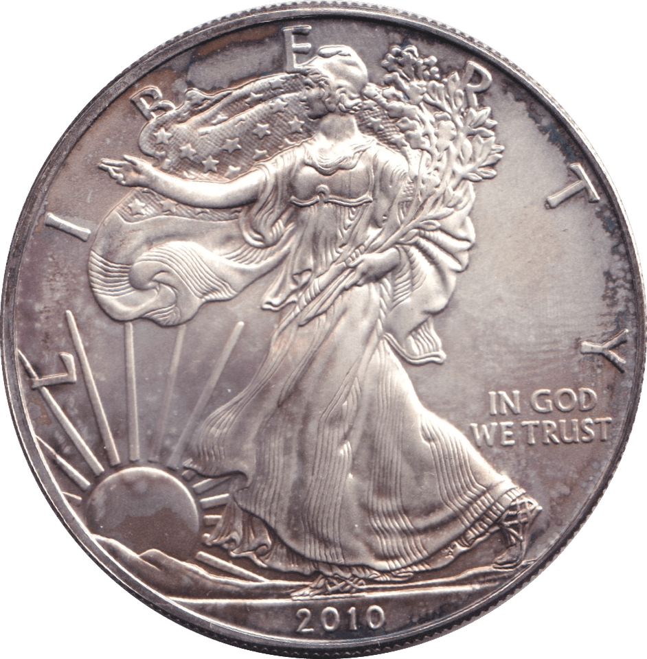 2010 SILVER LIBERTY DOLLAR USA - SILVER WORLD COINS - Cambridgeshire Coins