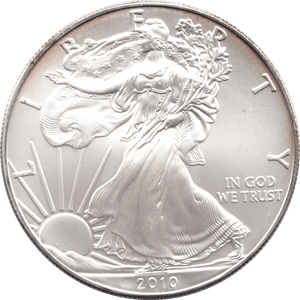 2010 SILVER LIBERTY DOLLAR USA - SILVER WORLD COINS - Cambridgeshire Coins