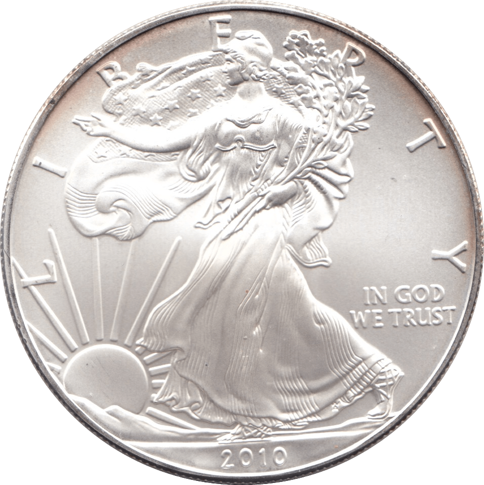 2010 SILVER LIBERTY DOLLAR USA - SILVER WORLD COINS - Cambridgeshire Coins
