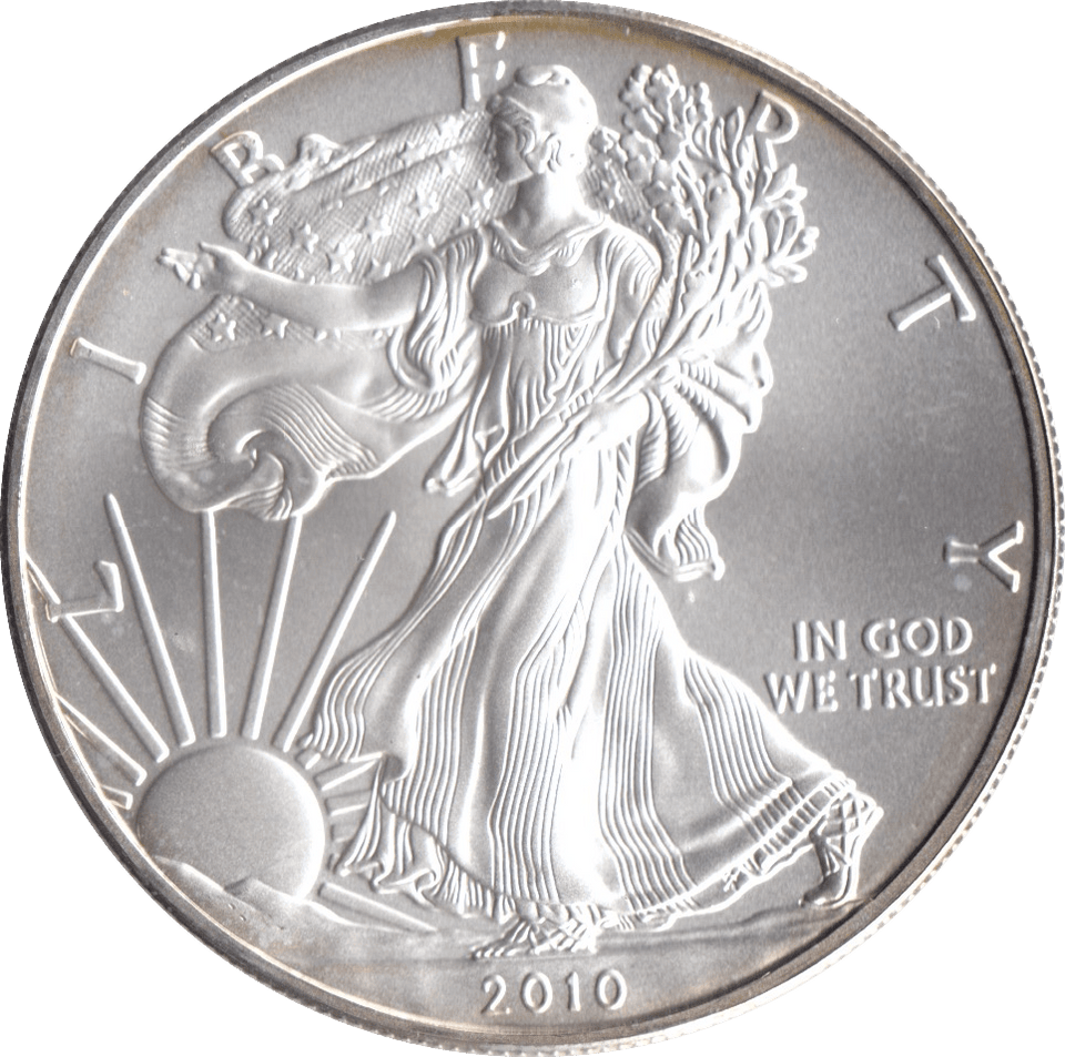 2010 SILVER LIBERTY DOLLAR USA - SILVER WORLD COINS - Cambridgeshire Coins