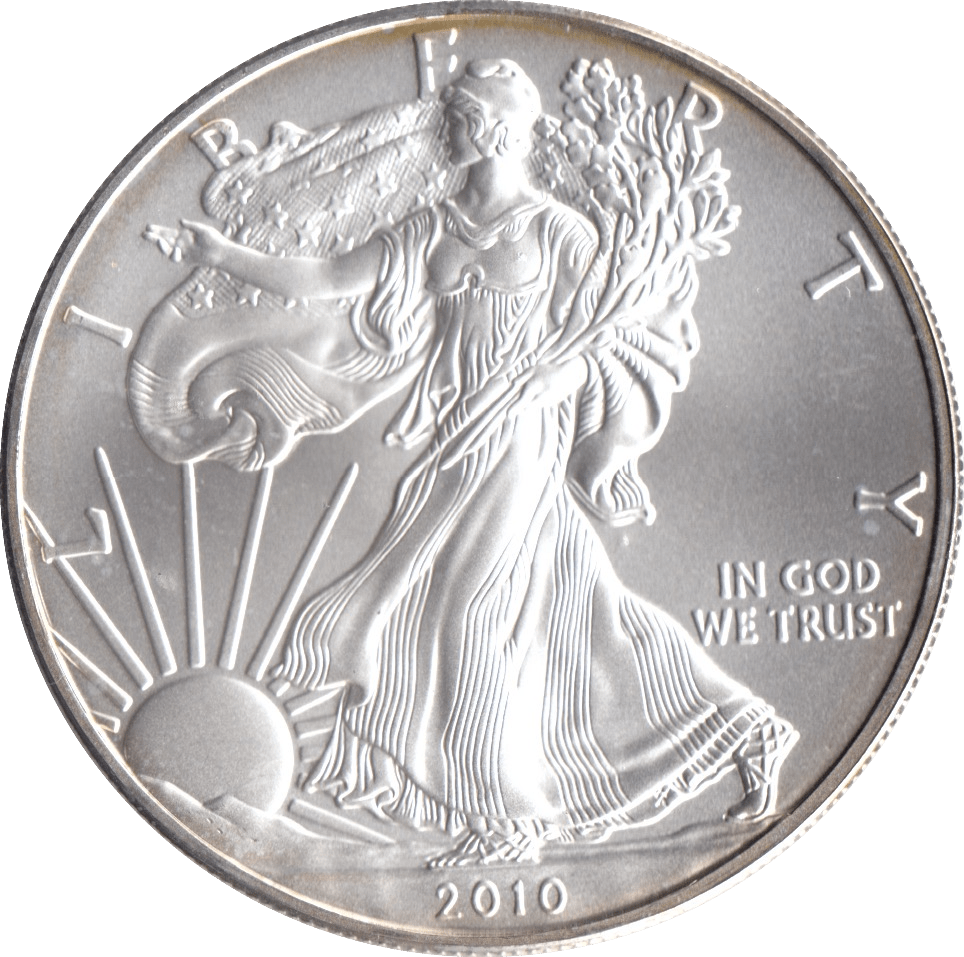 2010 SILVER LIBERTY DOLLAR USA - SILVER WORLD COINS - Cambridgeshire Coins
