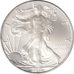 2010 SILVER LIBERTY DOLLAR USA - SILVER WORLD COINS - Cambridgeshire Coins