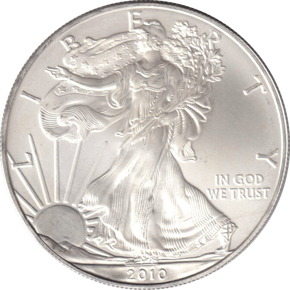 2010 SILVER LIBERTY DOLLAR USA - SILVER WORLD COINS - Cambridgeshire Coins
